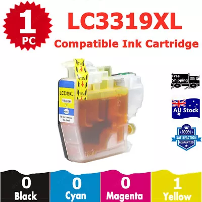 1x LC3319 XL Yellow Ink Cartridge For Brother MFC J5730dw J6530dw J6730dw LC3317 • $7.70