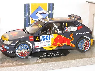 1/18 Peugeot 306 Maxi  Red Bull  Rallye Du Mont-Blanc Morzine 2021 #4 S.Loeb • $125.63