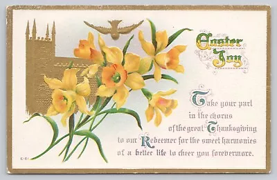 Vtg Post Card Easter Joy Greeting Card- D250 • $5.99