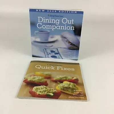 Weight Watchers Diet Recipe Cookbook Quick Fixes Dining Out Restaurant Companion • $24.95