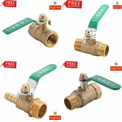 £6.47 • Buy BSP Lever Brass Ball Valve Male To Female Various Sizes 1/4 -1  Ball Valve