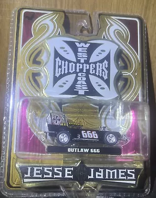 2006 West Coast Choppers Jesse James Outlaw 666 Model Dirt Track Race Car 1:64 • $18