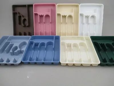 Vintage Rubbermaid Silverware Flatware Storage Tray Organizer YOU CHOOSE COLOR • $12.88