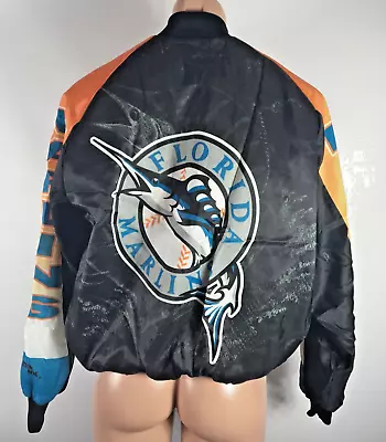 Florida Marlins Chalk Line Fanimation Vintage Starter Jacket 1990s Sz L • $215