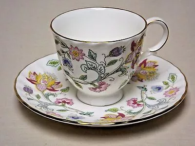 Minton Haddon Hall Pattern Footed Tea Cup And Saucer Made For The Danbury Mint • $24