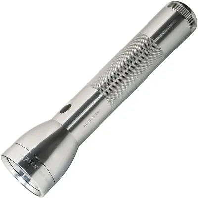 Mag-Lite 2D Cell Silver Smooth 10  Water Resistant Flashlight 51011 • $52.85