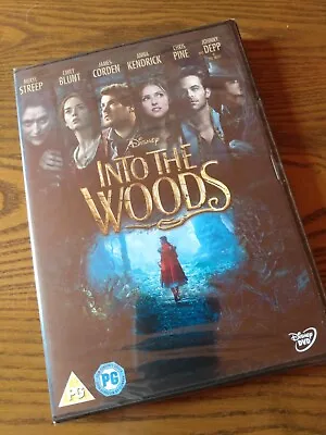 New/sealed - Disney's INTO THE WOODS (Meryl Streep) DVD 2014 • £1.25