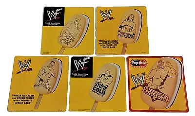 Vintage WWE WWF Good Humor Ice Cream Pricing Stickers AEW Lot Of 6 Wrestling NEW • $150