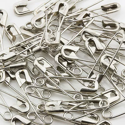 38mm (1 1/2 ) Silver Color Safety Pins 30pcs; 70302002 • $3