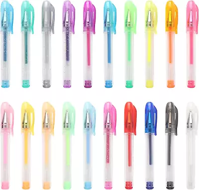 Gel Pen Mini 20 Glitter Colored Pens ，1 Pack • $21.24