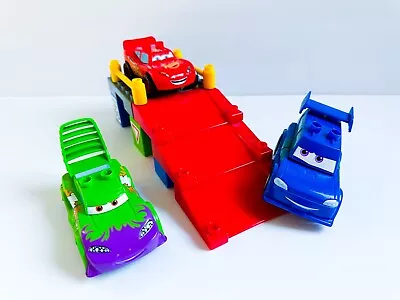 Disney Cars Mega Bloks Buildable Street Racers Set # 7781 COMPLETE Mix N’ Match! • $75