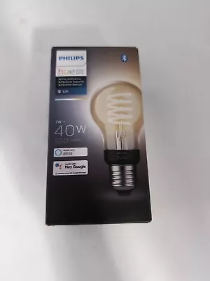 Philips Hue White Ambiance Filament A19 Bluetooth Smart LED Bulb New E26 | A19 • $24.97