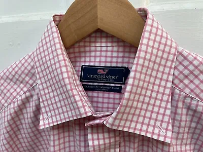 Men’s Vineyard Vines Classic Fit Murray Shirt Button Down Med. Mint Condition • $14.99