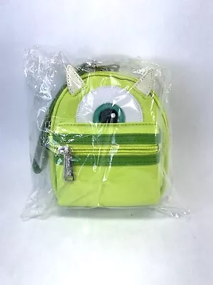 Disney Monsters Inc Mike Wazowski Loungefly Wristlet NEW • $60