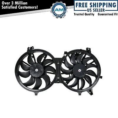 Dual Radiator Cooling Fan Assembly NEW For Nissan 370Z FX35 FX50 G35 G37 • $130.16