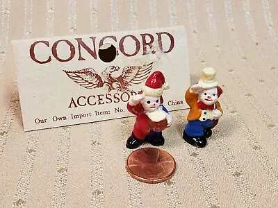 Vintage Miniature Dollhouse Concord Accessories Set Of Clowns • $1