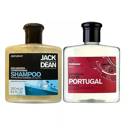 Jack Dean Conditioning Shampoo + Pashana Eau De Portugal With Oil Hair Tonic • £19.95