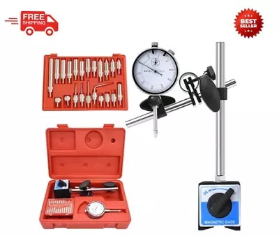 Dial Indicator With Magnetic Base Point Precision Inspection Set Dial Test • $50.55