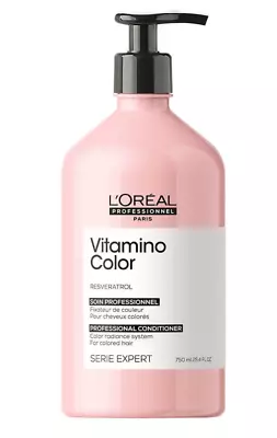 £28.95 • Buy L'Oreal Serie Expert Vitamino Color Protecting Hair Conditioner 750ml + Pump