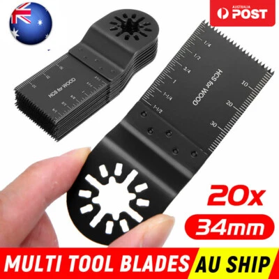 $18.05 • Buy 20Pcs Oscillating Multi Tool Saw Blades Set Kit For Renovator Air Power Tools