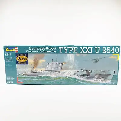 Revell German Submarine Type XXI U 2540 1/144 Scale Plastic Model Kit #05004 • $59.99