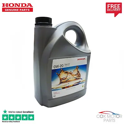£59.99 • Buy 0W20 Genuine Honda Type 2.0 Fully Synthetic Engine Oil | 4 Litres
