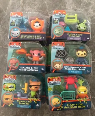 New Fisher Price Octonauts Toys Toy Kwazii Shellington Tunip Tweak Glow In Dark • $13.95