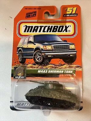 1999 Matchbox M4A3 Sherman Tank #51 C4 • $8.99