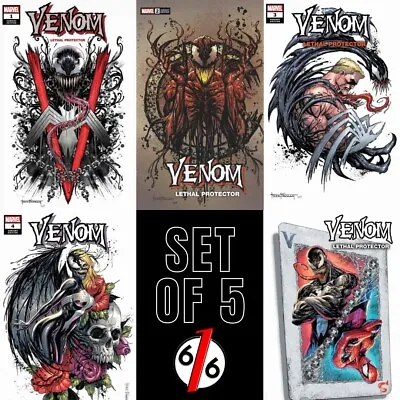 🔥🕷 VENOM LETHAL PROTECTOR #1-5 KIRKHAM Trade Dress Variant Set Of 5 • $40