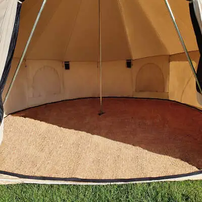 4m 5m 6m 7m Bell Tent Coir Matting Flooring For Camping Glamping Carpet Rug • £229.99