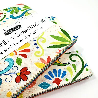 Moda Land Of Enchantment Charm Pack 42 Piece 100% Cotton Squares Mexican Fabric • £17