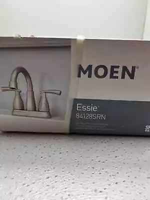 Moen Essie 84128SRN Two-Handle Centerset Faucet Brushed Nickel • $44.99