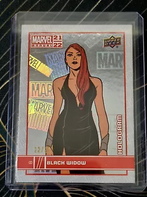 2020-21 Upper Deck Marvel Annual - Hologram - Black Widow - #22/22 • $124.95