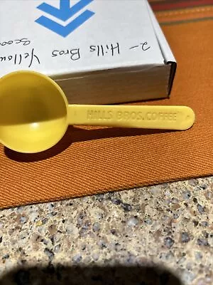 Vintage Hills Bros Coffee Scoop Yellow Pan American Coffee Bureau Approved • $13