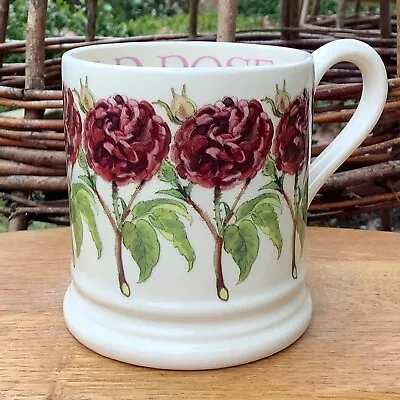 £34.95 • Buy EMMA BRIDGEWATER . Old Rose . 1/2 Pint MUG . Summer Flowers
