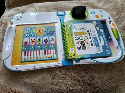 LeapFrog Preschool Activity Book+2 New Books &Leapfrog 2in1 Leaptop Touch Laptop • £30