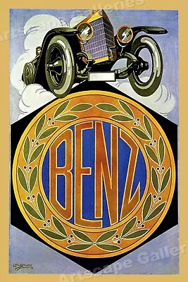 1917 Benz Motor Car Classic German Luxury Auto Poster - 16x24 • $13.95