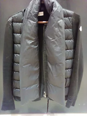 MONCLER Quilted Sweater Sleeve Jacket Size Small • $375