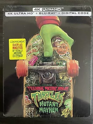 Teenage Mutant Ninja Turtles Mutant Mayhem (4K UHD) Steelbook - Brand New • $19.98