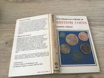 £4.99 • Buy The Observer's Book Of British Coins By Howard Linecar