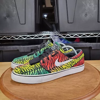 Size 10.5 Nike Zoom Stefan Janoski Tiger Pack  615957-613 Rasta • $30