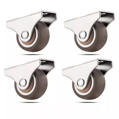 Mini Silent Ball Bearing 1''' Furniture Roll Set Small Rolls Wheels Bed Drawer • £6.38