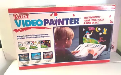VTech Vtg 1991 Video Painter TV Drawing Pad System W/Instru. No Stylus Or Cords • $31.49
