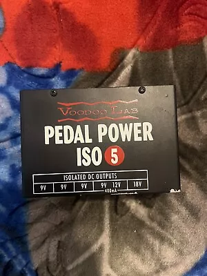 Voodoo Lab Pedal Power ISO 5 Power Supply W/ Power Cord • $109.99