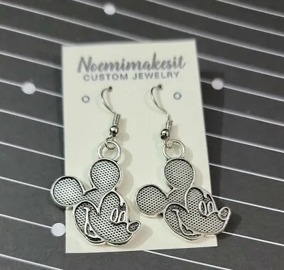 Metal Mickey Mouse Head Earrings • $5