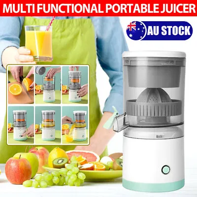 Electric Citrus Juicer USB Rechargeable Hands-Free Orange Lemon Squeezer Machine • $25.95