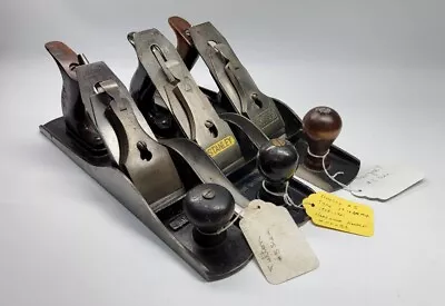 Lot Of #5 Size Woodworking Planes - Stanley / Fulton / Sargent • $31.01