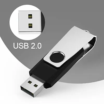 64GB USB 2.0 Rotating USB Flash Drive Memory Stick Thumb Flash Drive Storage  • $4.99