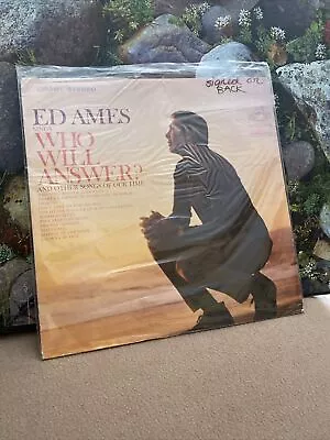Ed  Ames: Who Will Answer 12  33 RPM  LP Signed/vinyl Record • $12