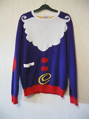 Cadburys Christmas Jumper Size M Purple Santa Chocolate Roody Novelty Funny • £9.99